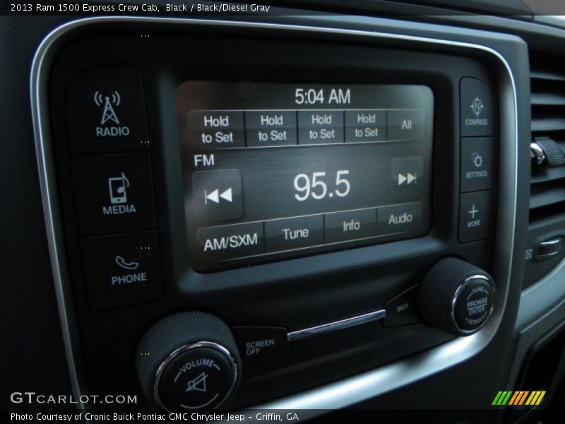 Black / Black/Diesel Gray 2013 Ram 1500 Express Crew Cab
