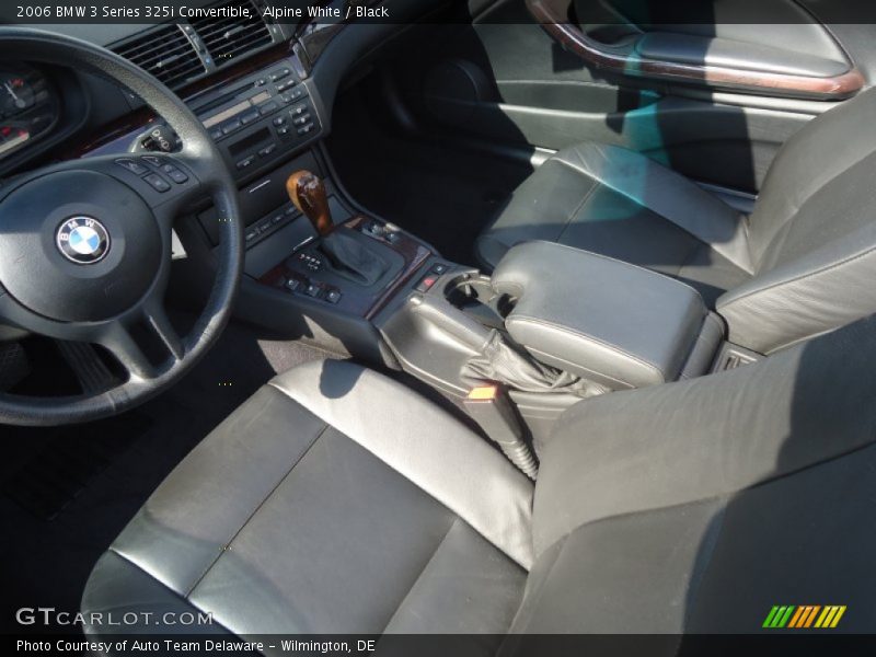 Alpine White / Black 2006 BMW 3 Series 325i Convertible