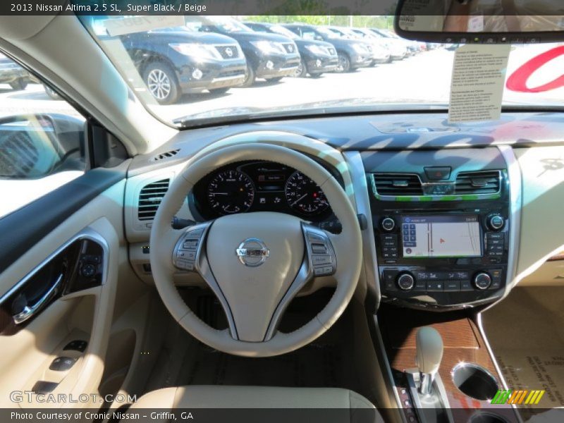 Super Black / Beige 2013 Nissan Altima 2.5 SL