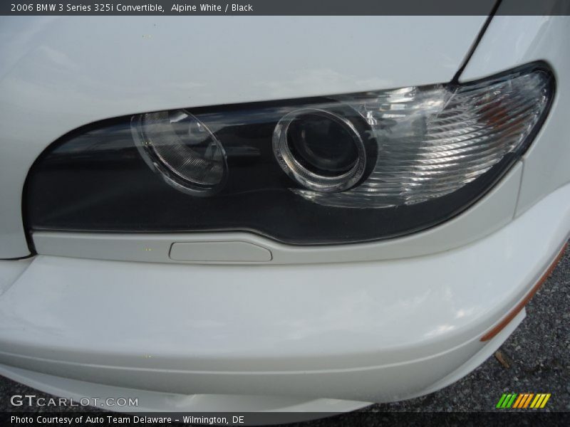 Alpine White / Black 2006 BMW 3 Series 325i Convertible