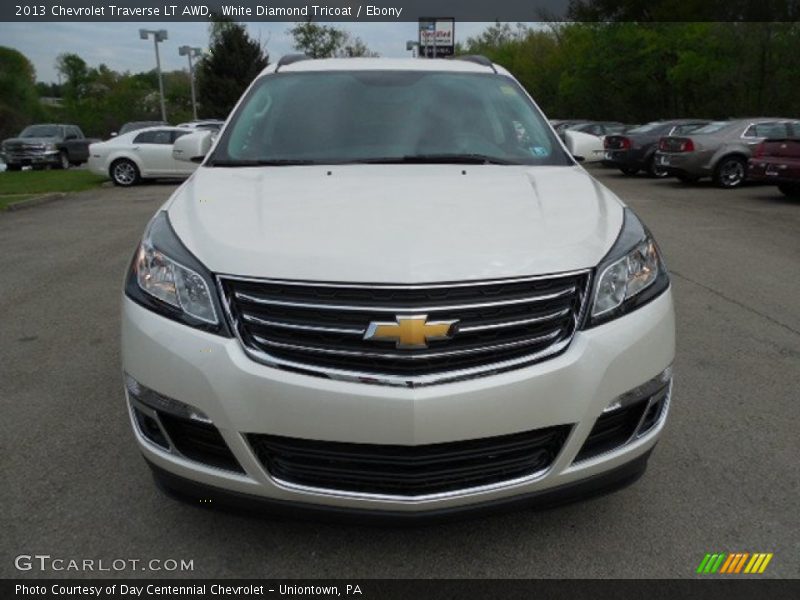  2013 Traverse LT AWD White Diamond Tricoat