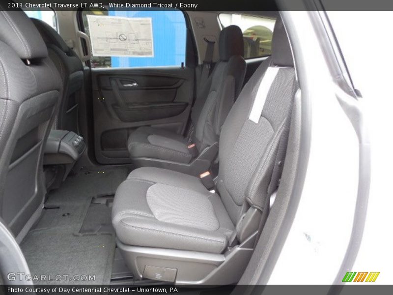 Rear Seat of 2013 Traverse LT AWD