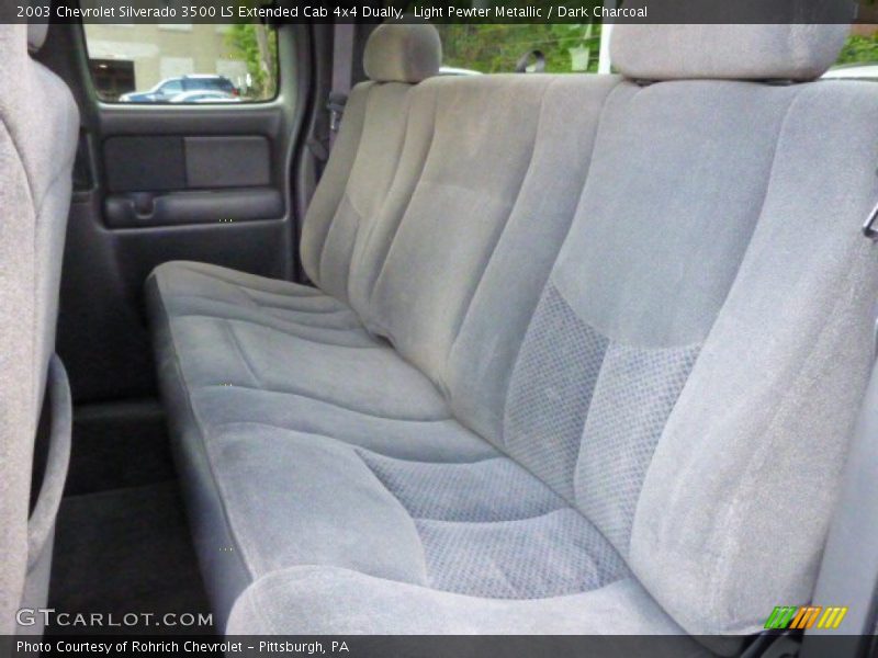 Light Pewter Metallic / Dark Charcoal 2003 Chevrolet Silverado 3500 LS Extended Cab 4x4 Dually