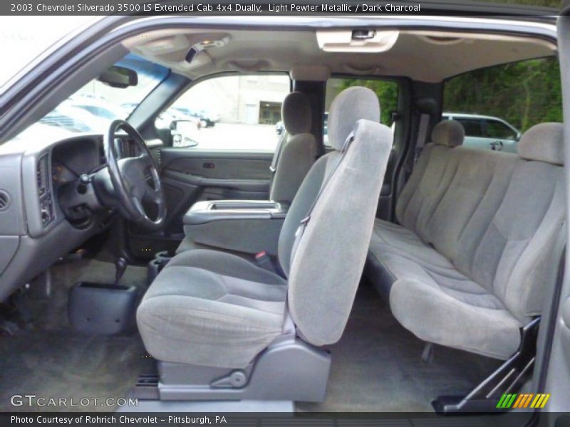  2003 Silverado 3500 LS Extended Cab 4x4 Dually Dark Charcoal Interior