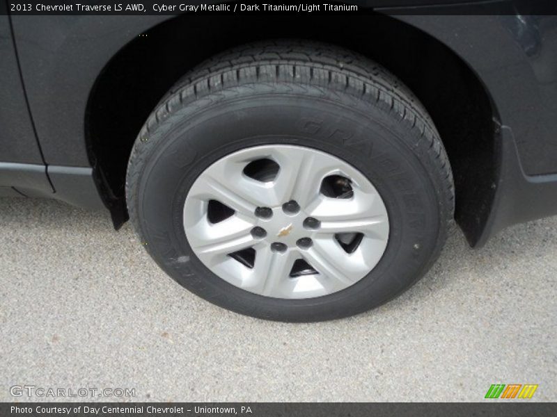Cyber Gray Metallic / Dark Titanium/Light Titanium 2013 Chevrolet Traverse LS AWD