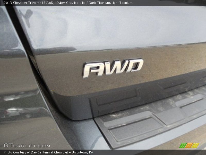 Cyber Gray Metallic / Dark Titanium/Light Titanium 2013 Chevrolet Traverse LS AWD