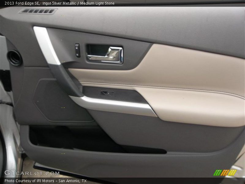 Ingot Silver Metallic / Medium Light Stone 2013 Ford Edge SE