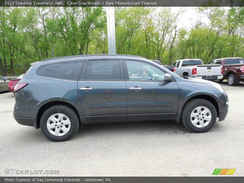 Cyber Gray Metallic / Dark Titanium/Light Titanium 2013 Chevrolet Traverse LS AWD