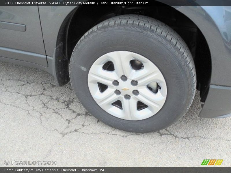 Cyber Gray Metallic / Dark Titanium/Light Titanium 2013 Chevrolet Traverse LS AWD