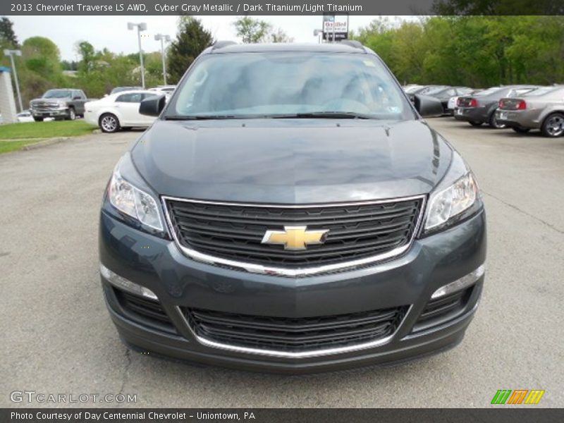 Cyber Gray Metallic / Dark Titanium/Light Titanium 2013 Chevrolet Traverse LS AWD