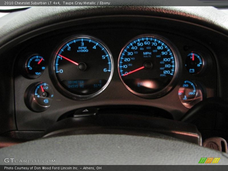 Taupe Gray Metallic / Ebony 2010 Chevrolet Suburban LT 4x4