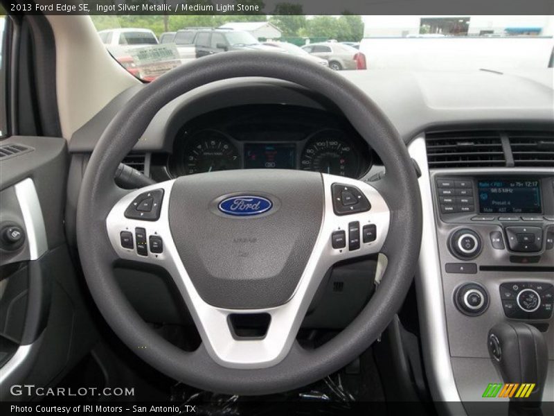 Ingot Silver Metallic / Medium Light Stone 2013 Ford Edge SE