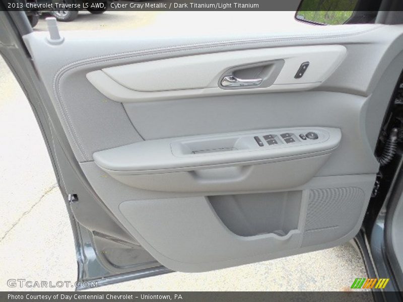 Cyber Gray Metallic / Dark Titanium/Light Titanium 2013 Chevrolet Traverse LS AWD