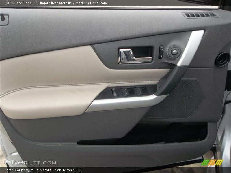 Ingot Silver Metallic / Medium Light Stone 2013 Ford Edge SE