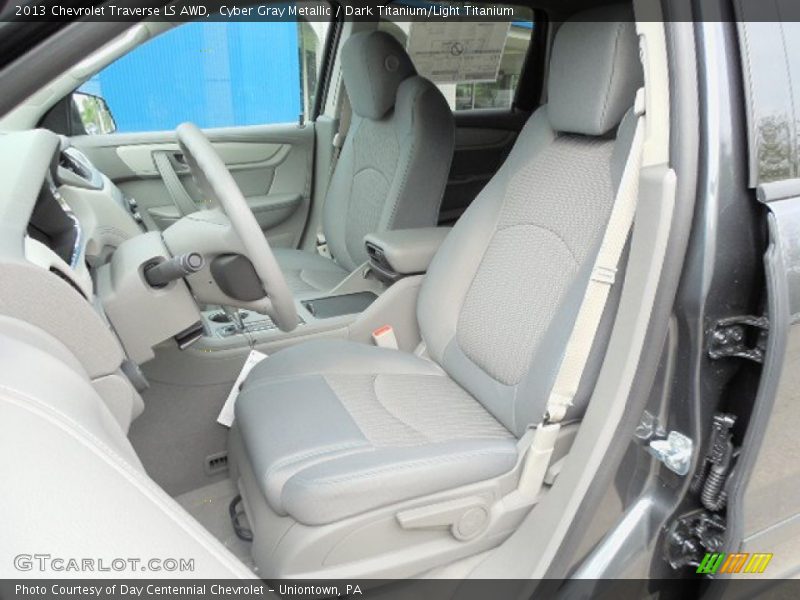 Cyber Gray Metallic / Dark Titanium/Light Titanium 2013 Chevrolet Traverse LS AWD