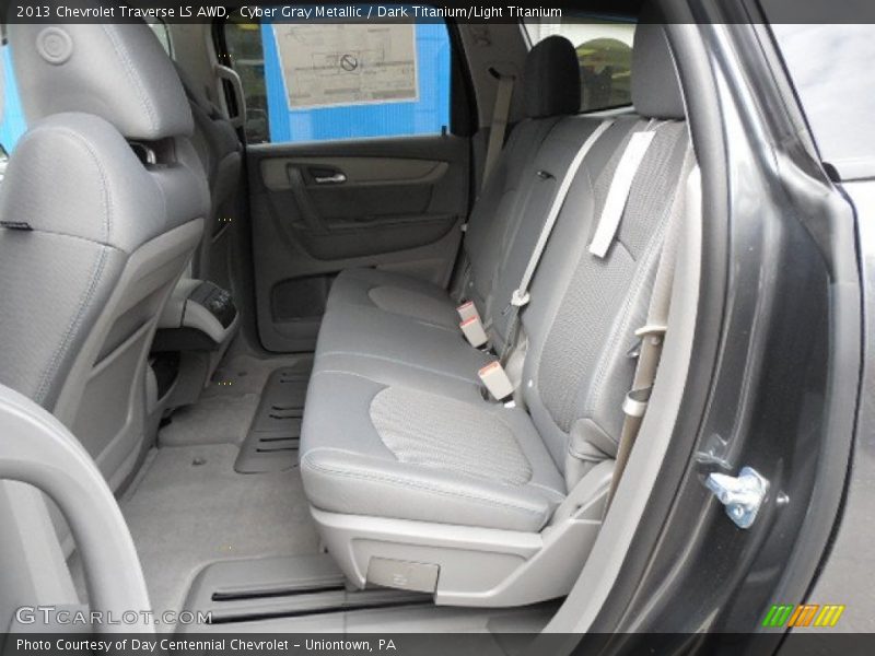 Cyber Gray Metallic / Dark Titanium/Light Titanium 2013 Chevrolet Traverse LS AWD