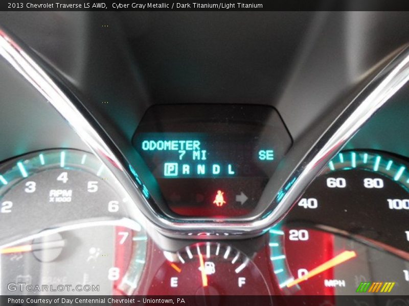 Cyber Gray Metallic / Dark Titanium/Light Titanium 2013 Chevrolet Traverse LS AWD