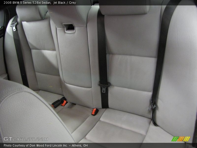 Jet Black / Grey 2008 BMW 5 Series 528xi Sedan