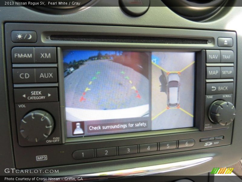 Pearl White / Gray 2013 Nissan Rogue SV