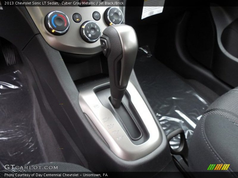 Cyber Gray Metallic / Jet Black/Brick 2013 Chevrolet Sonic LT Sedan