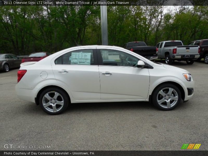  2013 Sonic LTZ Sedan White Diamond Tricoat
