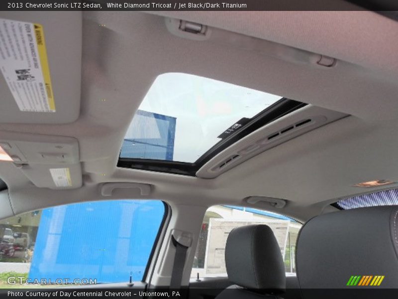 Sunroof of 2013 Sonic LTZ Sedan