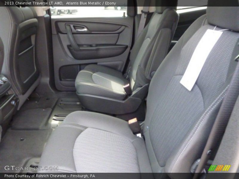 Atlantis Blue Metallic / Ebony 2013 Chevrolet Traverse LT AWD