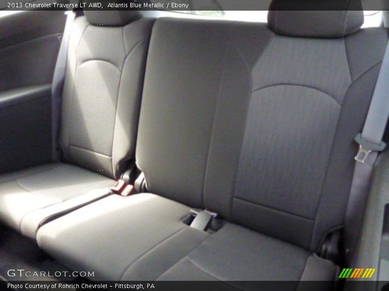 Atlantis Blue Metallic / Ebony 2013 Chevrolet Traverse LT AWD