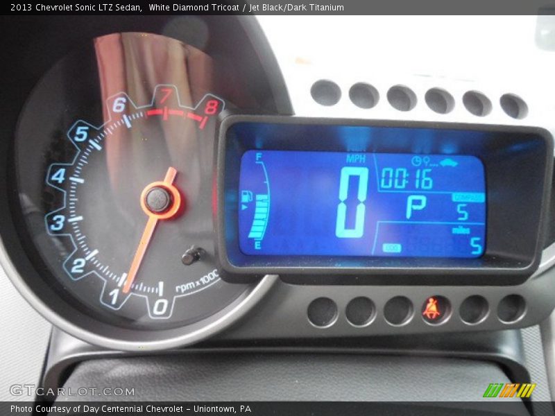  2013 Sonic LTZ Sedan LTZ Sedan Gauges
