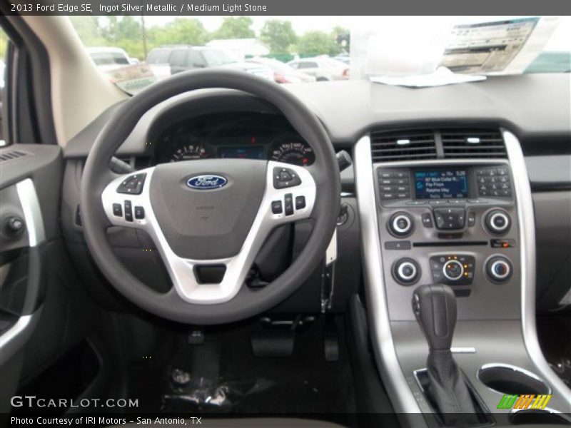 Ingot Silver Metallic / Medium Light Stone 2013 Ford Edge SE