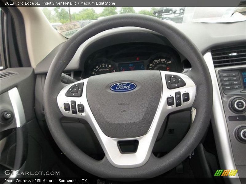 Ingot Silver Metallic / Medium Light Stone 2013 Ford Edge SE