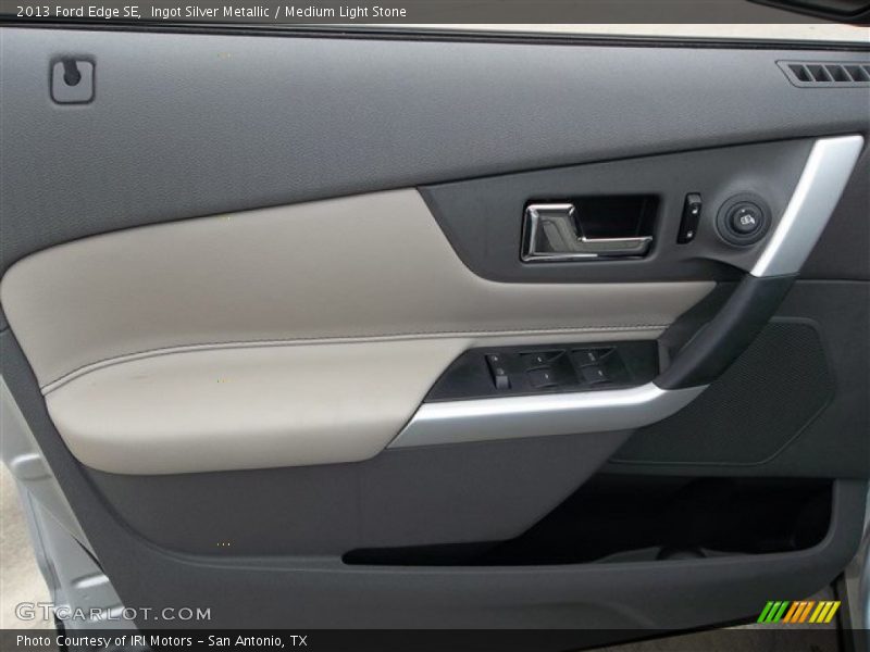 Ingot Silver Metallic / Medium Light Stone 2013 Ford Edge SE
