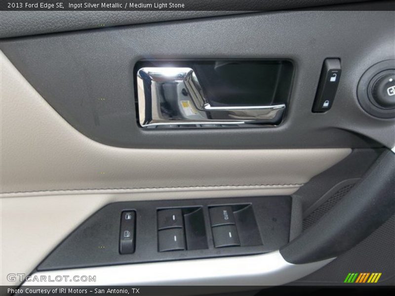 Ingot Silver Metallic / Medium Light Stone 2013 Ford Edge SE