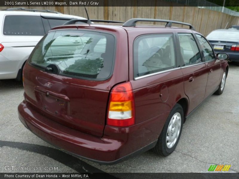 Dark Red / Gray 2001 Saturn L Series LW200 Wagon