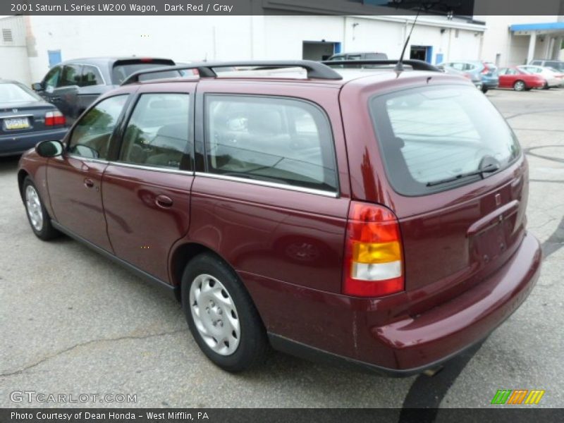 Dark Red / Gray 2001 Saturn L Series LW200 Wagon