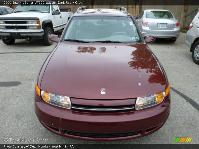 Dark Red / Gray 2001 Saturn L Series LW200 Wagon