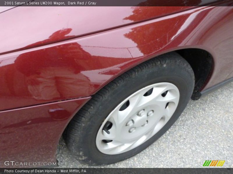 Dark Red / Gray 2001 Saturn L Series LW200 Wagon