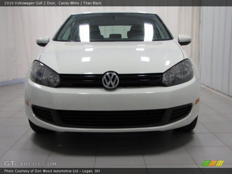 Candy White / Titan Black 2010 Volkswagen Golf 2 Door