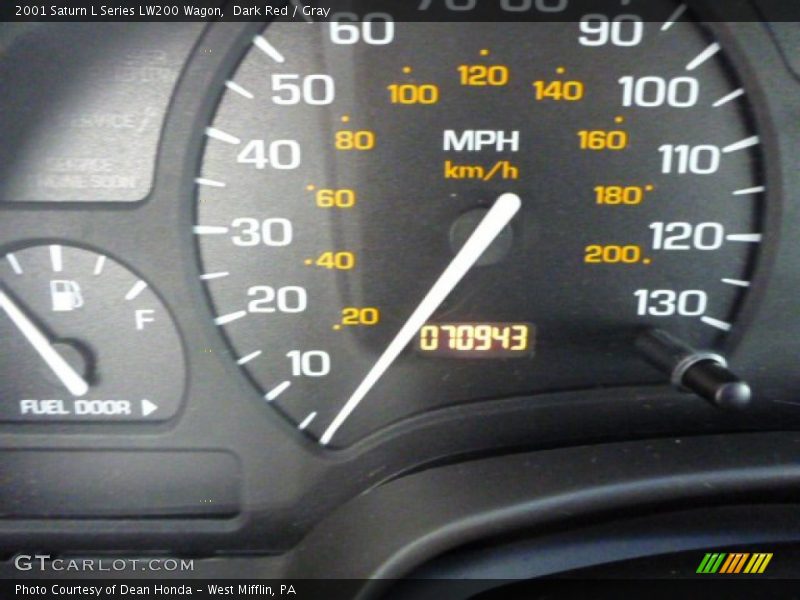 Dark Red / Gray 2001 Saturn L Series LW200 Wagon