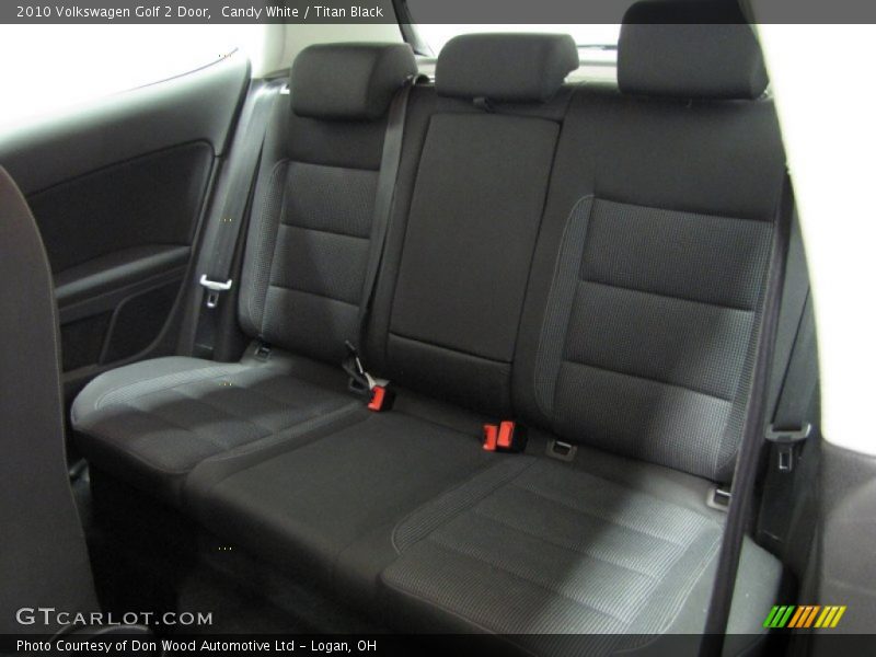 Rear Seat of 2010 Golf 2 Door