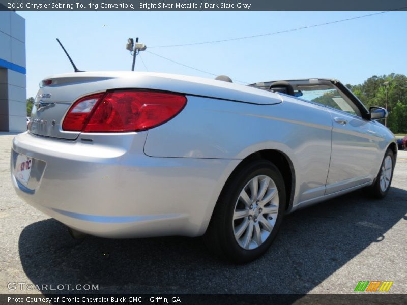 Bright Silver Metallic / Dark Slate Gray 2010 Chrysler Sebring Touring Convertible