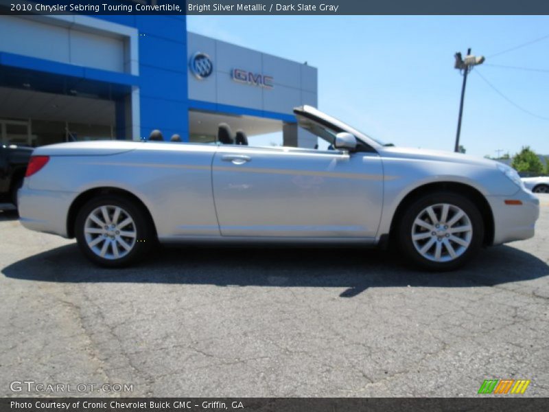 Bright Silver Metallic / Dark Slate Gray 2010 Chrysler Sebring Touring Convertible