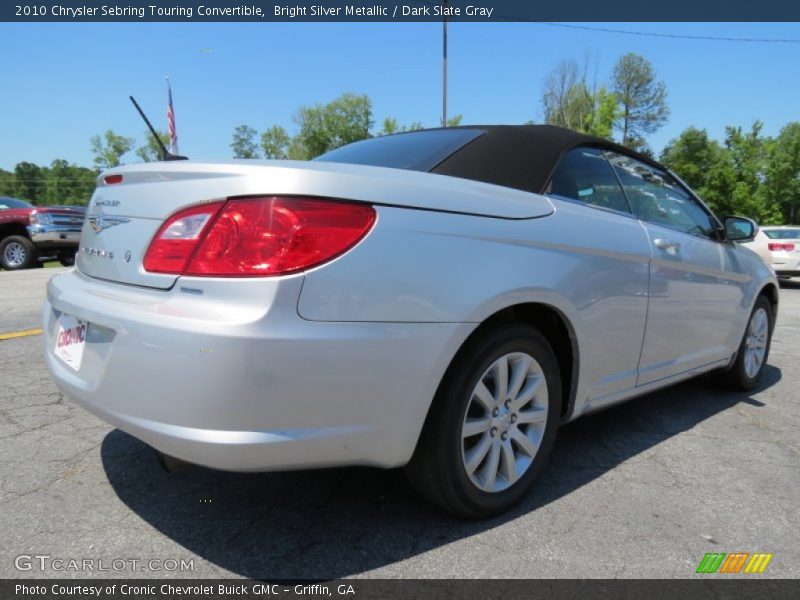 Bright Silver Metallic / Dark Slate Gray 2010 Chrysler Sebring Touring Convertible