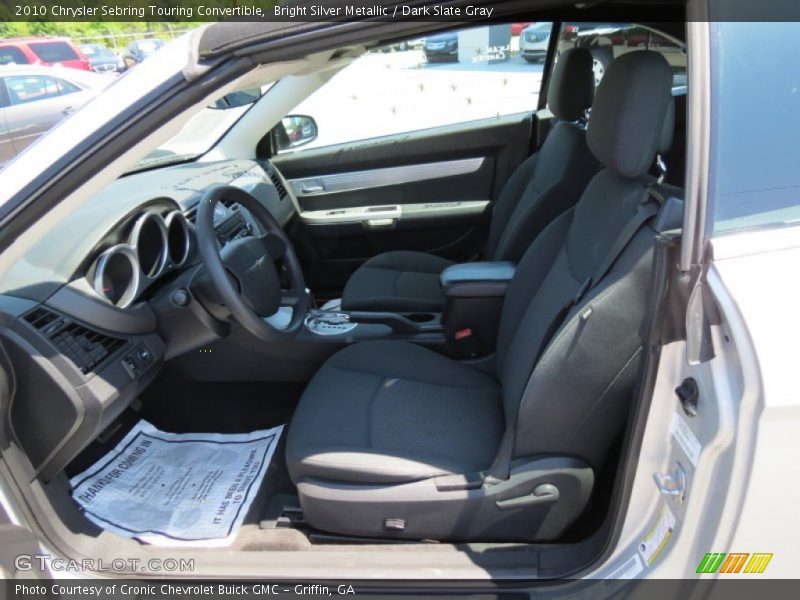 Bright Silver Metallic / Dark Slate Gray 2010 Chrysler Sebring Touring Convertible