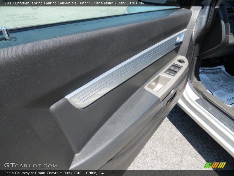 Bright Silver Metallic / Dark Slate Gray 2010 Chrysler Sebring Touring Convertible