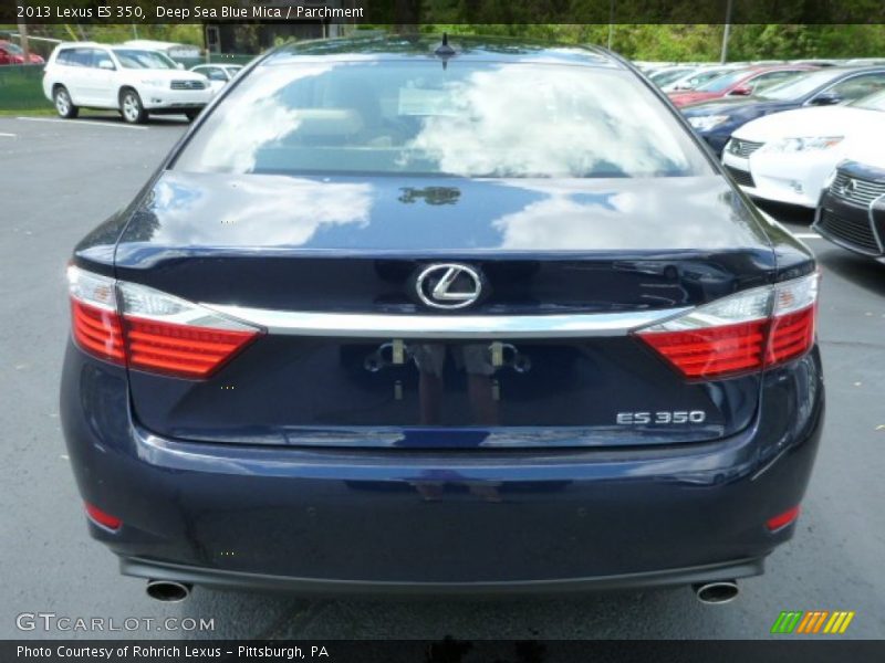 Deep Sea Blue Mica / Parchment 2013 Lexus ES 350