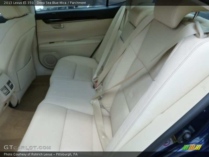 Deep Sea Blue Mica / Parchment 2013 Lexus ES 350