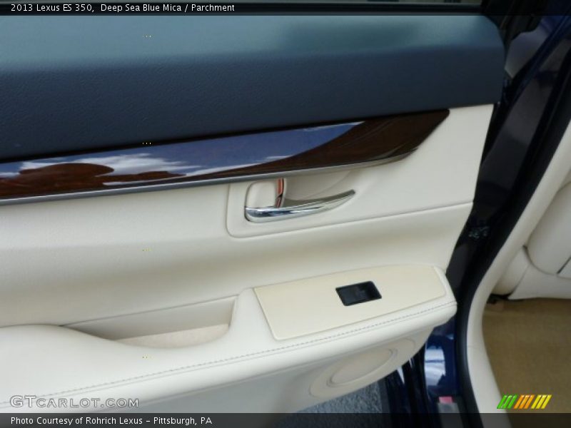 Deep Sea Blue Mica / Parchment 2013 Lexus ES 350