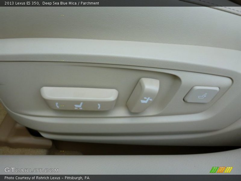 Deep Sea Blue Mica / Parchment 2013 Lexus ES 350