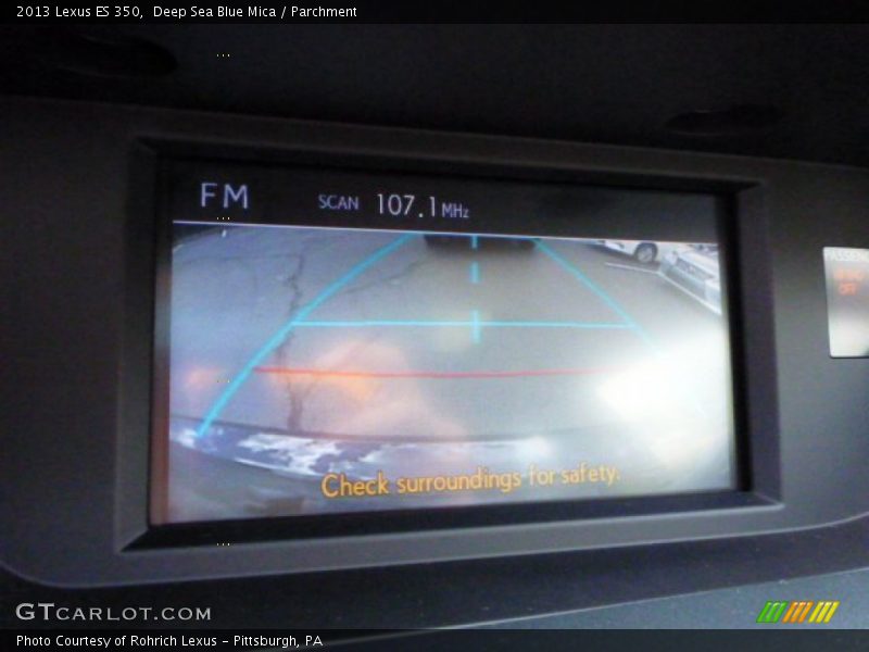 Deep Sea Blue Mica / Parchment 2013 Lexus ES 350